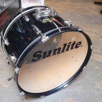 Sunlite Percussion 14x22" Bass Kick Drum Black image 6