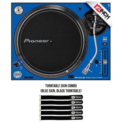 Pioneer PLX-1000 Direct Drive DJ Turntable Record Player w Blue 