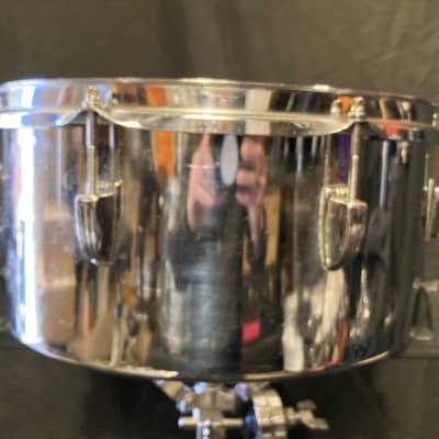 Frankie Banali's Quiet Riot, Ludwig 14x6.5" Timbale 1969 - Chrome over Aluminum image 13