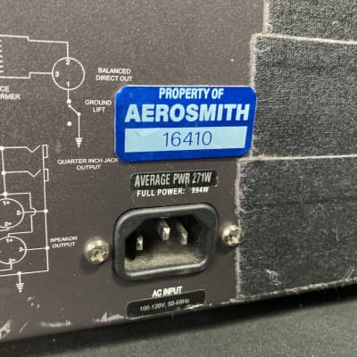 Gallien-Krueger Tom Hamilton's Aerosmith, 2009 "Dummy" Fusion 550   Bass Amp Head, Non-Functioning, Authenticated! (#105) image 6