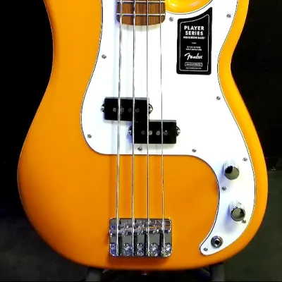 Fender Player Precision Bass Capri Orange w/FREE Pro Set up image 3