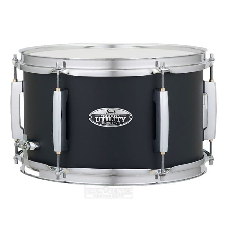 Pearl Modern Utility Maple Snare Drum 12x7 Satin Black image 1