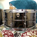 Ludwig Black Beauty 6.5x14" w P86 Strainer & Tube Lugs Brass Snare Drum