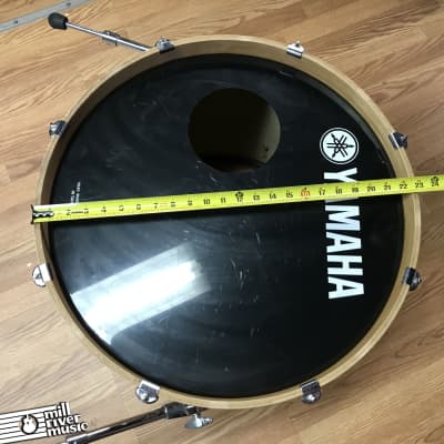 Yamaha Stage Custom Standard 4-Piece Drum Set Shells Natural w/ Tom Mounts 4pc image 5