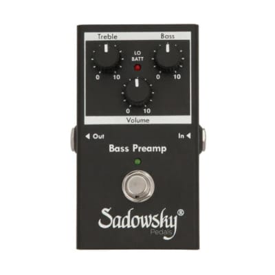 Sadowsky Outboard BASS Preamp Black | Reverb