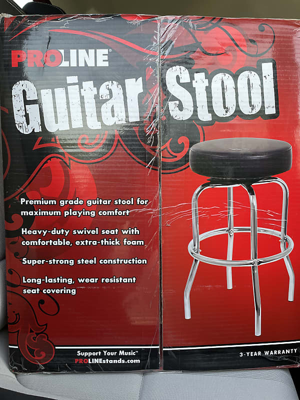 Proline PLS24 24" Faux Leather Guitar Stool 2023 Reverb