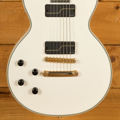 Epiphone Artist Collection | Matt Heafy Les Paul Custom Origins - 7-String - Bone White - Left-Hande for sale