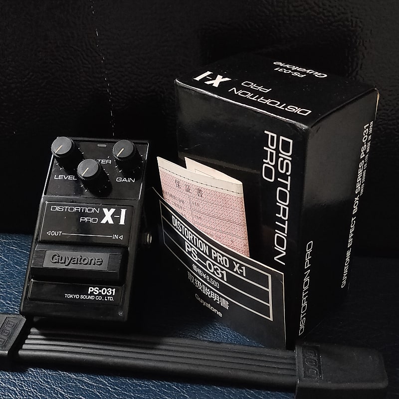 Guyatone PS-031 Distortion Pro X-I 1990 LM308N w/ Original Box MIJ Made in Japan Vintage Guitar Bass Effects Pedal image 1