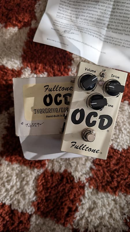 Fulltone OCD V1 Series 3 Obsessive Compulsive Drive Pedal | Reverb