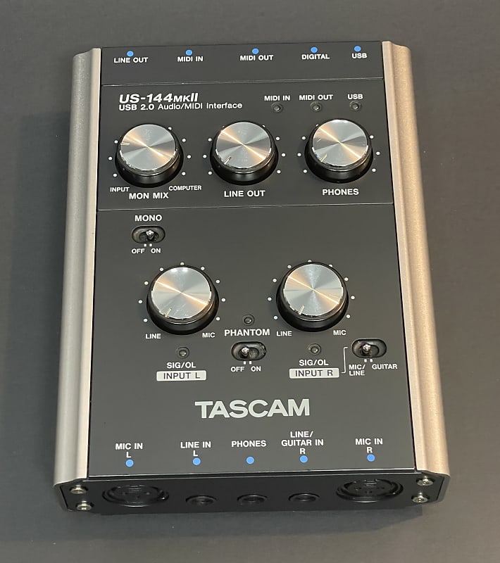 Tascam US-144MKII - 4 In/Out USB 2.0 Audio/MIDI | Reverb Canada