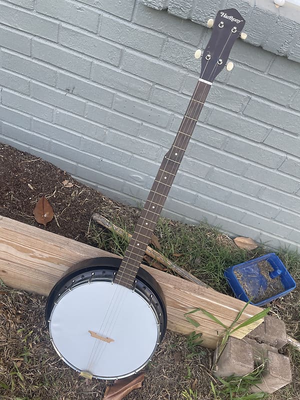 Harmony Resonator 5String Banjo 1970s Brown Reverb Australia