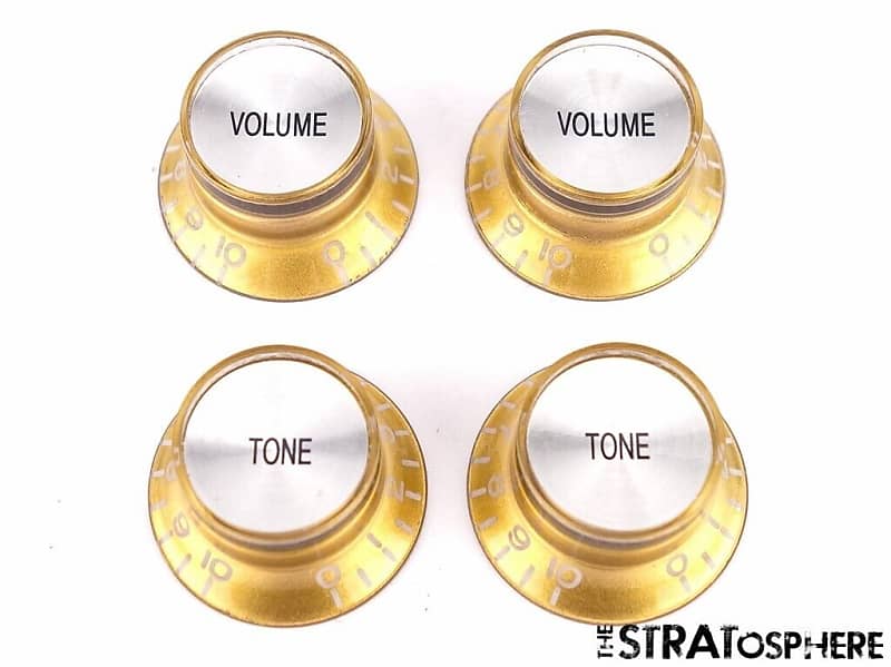 Sg Guitar Gold Notched Speed Knobs Compatible With Usa Les
