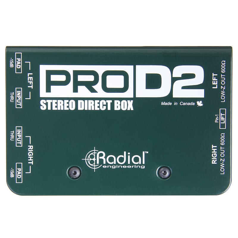 【未使用美品】Radial ProD2 ステレオパッシブダイレクトボックス Radial ProD2 Passive Stereo Direct Box for sale online | eBay