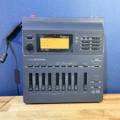 [Very Good] Roland SC-155 Sound Canvas MIDI Sound Module - Black