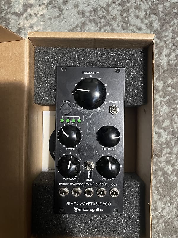 Erica Synths Black Wavetable VCO