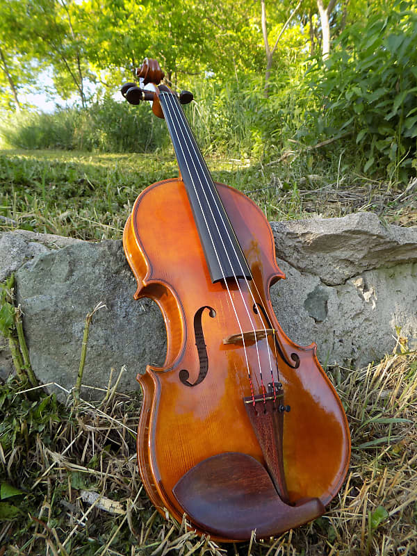 Handmade Soloist level Violin, 2022 Dark Brown, Built in USA by Crow Creek Fiddles image 1