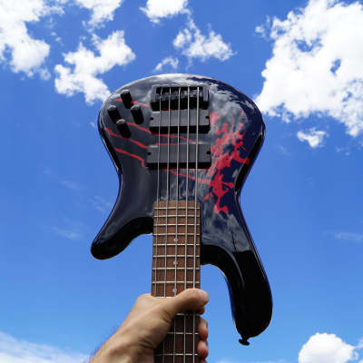 Spector Legend-5 Alex Webster - Blood Drip Black 5-String Electric Bass Guitar (2023) image 8