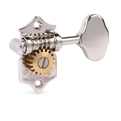 Grover V97-18NA Sta-Tite Tuners, 18:1 Gear Ratio, 3-Per-Side, Vertical, Nickel image 4