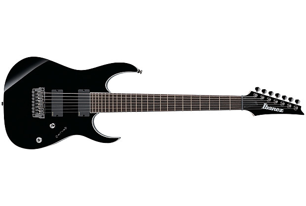 Ibanez RGIR27FE 7-String Electric Guitar - Black | Reverb