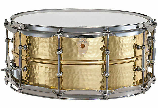 Ludwig LB422BKT Hammered Brass 6.5x14