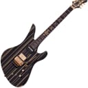 Schecter Synyster Gates Custom-S, Gloss Black w/Gold Stripes 1742
