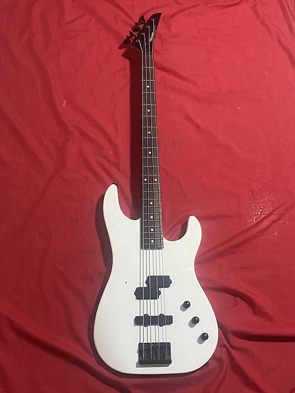 Fernandes PJ-50 1980’s White Japan Electric Bass Guitar