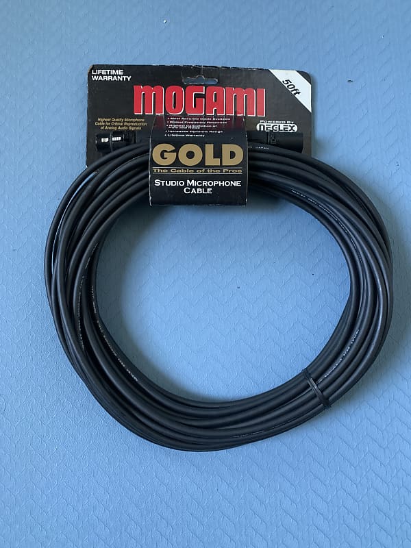 Mogami Mogami Gold Neglex Studio XLR microphone cable 50ft Reverb