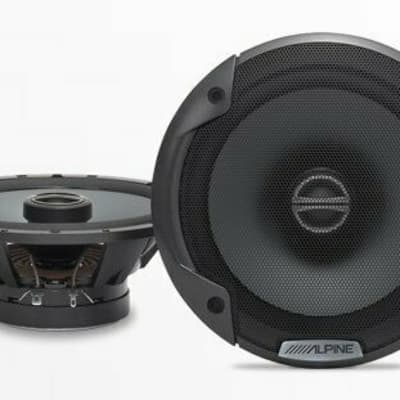 Alpine SPR-10TW 1-inch Silk Ring Dome Car Audio Component Tweeters