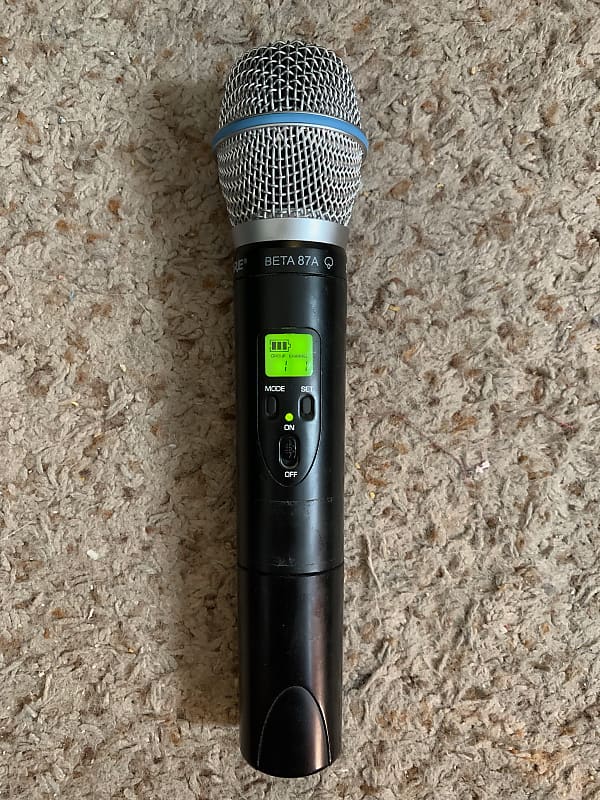 Shure ULX2 J1 554 590 MHz Wireless Handheld Beta 87a Microphone Transmitter ULXP ULXS UHF