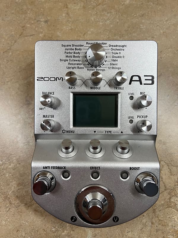 Zoom A3 Acoustic Guitar Preamp and Multi-Effect