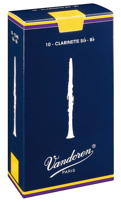 Vandoren CR1025 - Traditional Bb Clarinet Reed - Strength 2.5 (10-pack) image 1