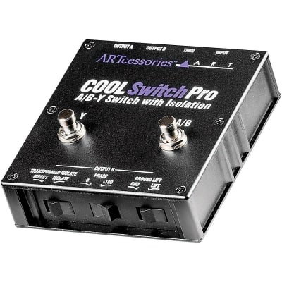 ART CoolSwitchPro Isolated A/B-Y Switch Instrument Pedal with Footswitch image 2