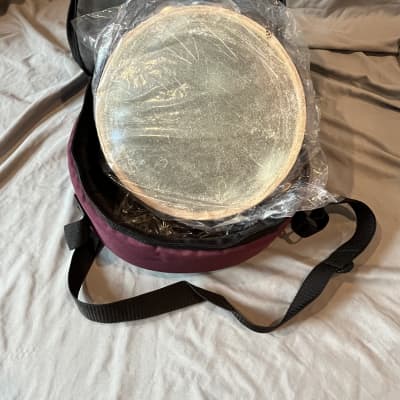 Lefima 10" Tambourine - Double Row - Special Alloy - 18 Pairs of Jingles - and Lefima Padded Tambourine Bag - Brand New Still in Plastic - Early 2000s image 6