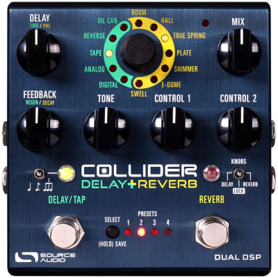 Source Audio Collider Stereo Delay + Reverb Pedal for sale
