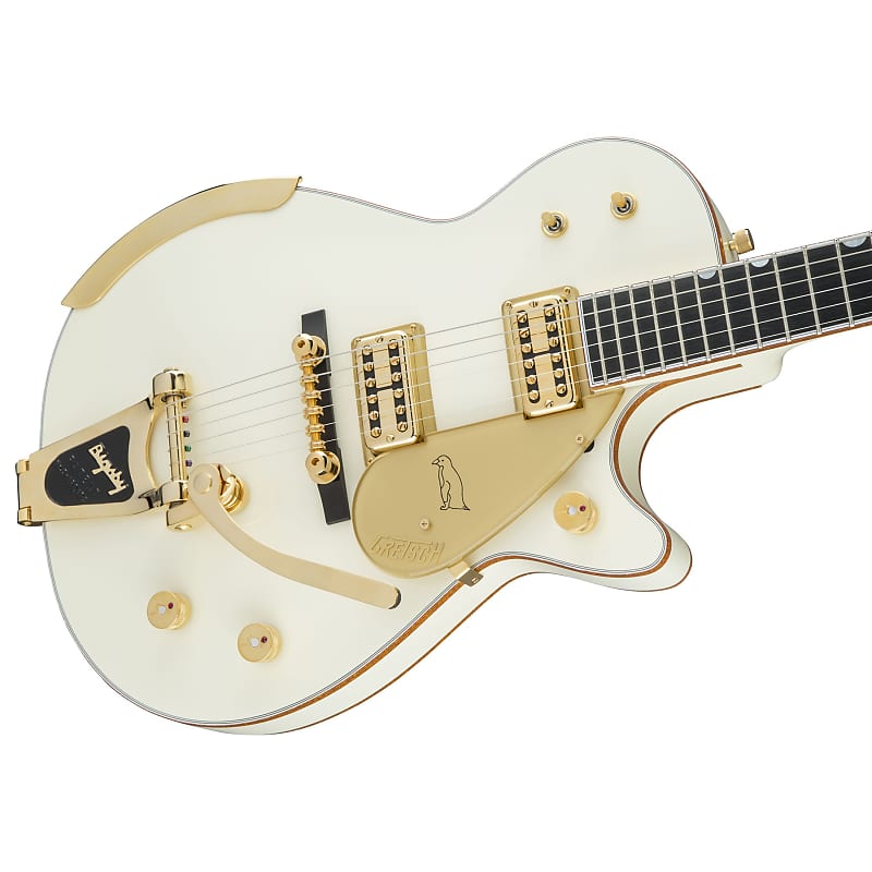 グレッチ　ホワイト　ペンギン　ブライアン　ストレイ Gretsch G6134T-58 Vintage Select '58 Penguin Vintage White