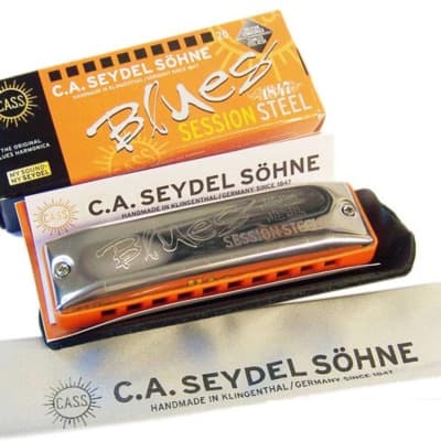 Seydel Blues Session Steel Harmonica, Key of Low C. New, with Full Warranty! image 8