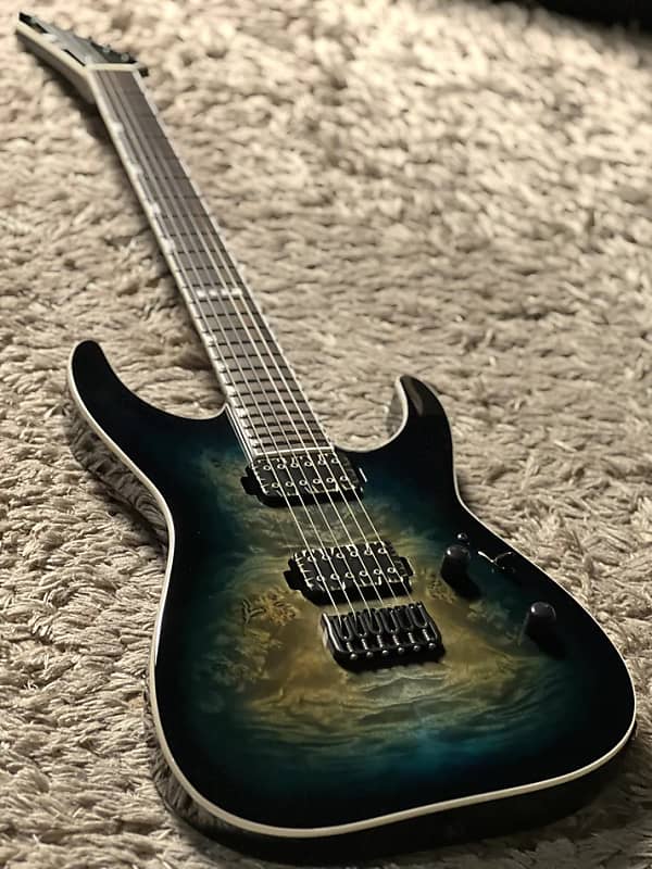 ESP E-II M-II NT HS BM Mercury In Blue Burst | Reverb