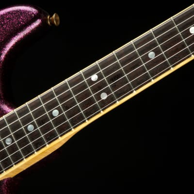 Fender Custom Shop LTD 1965 Stratocaster Relic – Aged Magenta Sparkle image 7