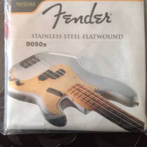 Fender 9050 stainless steel flatwound bass strings new