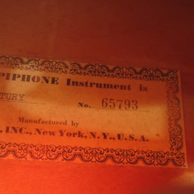 1953 Epiphone Century Hollowbody Electric Sunurst w/ Hard Case image 7