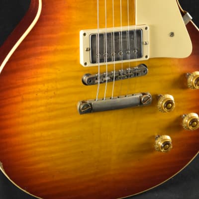 Gibson Murphy Lab '59 Les Paul Standard Tomato Soup Burst Heavy Aged Fuller's Exclusive image 4
