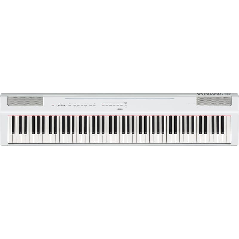 Yamaha P-125 88-key Weighted Action Digital Piano - White image 1