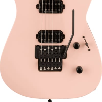 Jackson American Series Virtuoso Electric Guitar, Satin Shell Pink w/ Case image 1