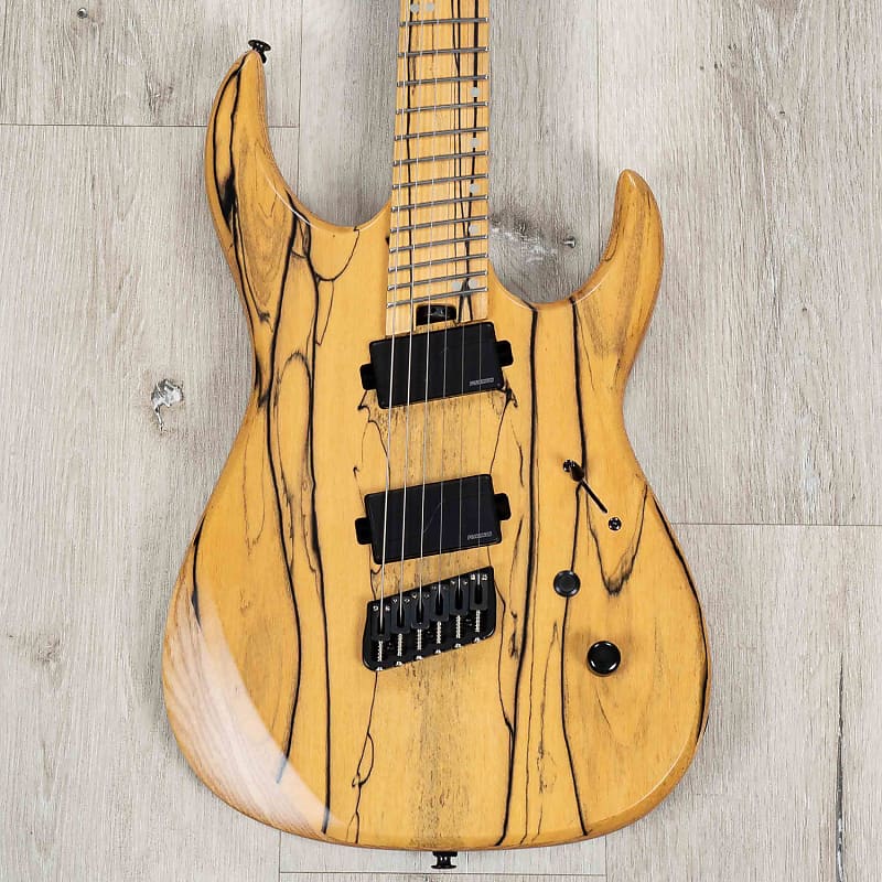 Legator Ninja N6FX-PM Multi-Scale Guitar, All-Palemoon Ebony