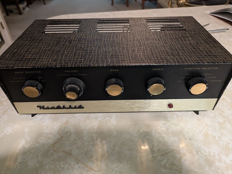 Heathkit SA-2 amplifier 1959-1961 - Black/Gold  			