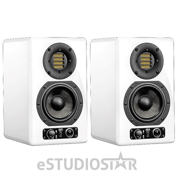 Adam ARTist Multimedia Powered Speaker 2 way Woofer White Pair