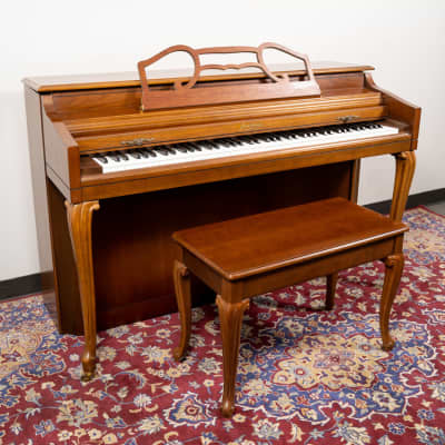 Wurlitzer P150 Upright Piano | Satin Walnut | SN: 1870744 image 3