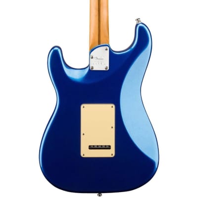 Fender American Ultra Stratocaster Electric Guitar (Cobra Blue, Maple Fretboard) image 2