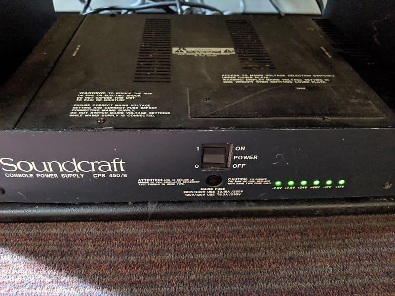 Soundcraft CPS-450B Rebuilt Console Power Supply (CPS-450 B