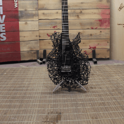 Guitar Made of Nails - Tetanuscaster - One of a Kind Art Guitar image 12